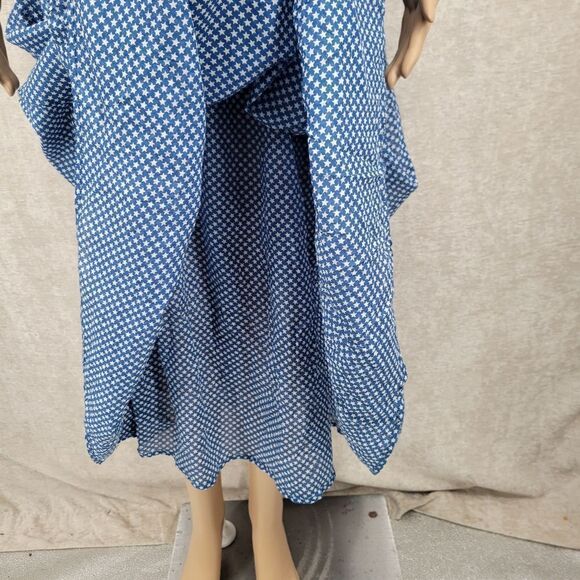 Polo Ralph Lauren  Sleeveless  Dress Cotton Star Polka Dot Sundress Patriotic - Picture 9 of 15